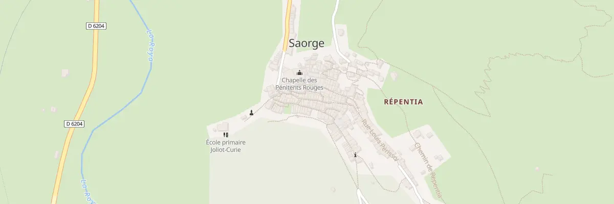 Plan du 58 Rue Virgile Barel à Saorge