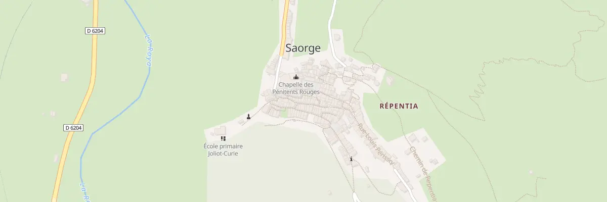 Plan du 36 Rue Virgile Barel à Saorge
