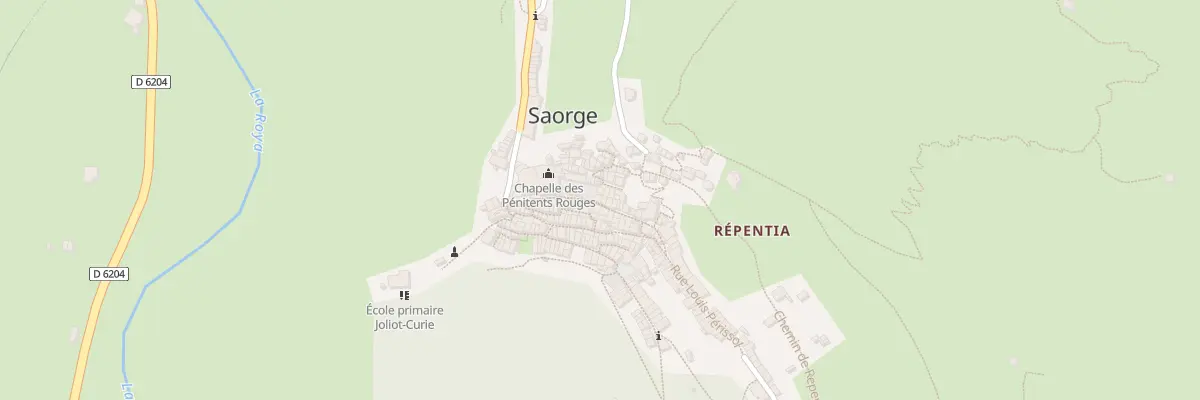 Plan du 3 Rue Victor Hugo à Saorge