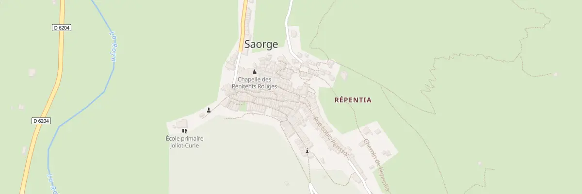Plan du 92 Rue Virgile Barel à Saorge