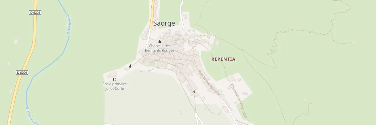Plan du 109 Rue Virgile Barel à Saorge