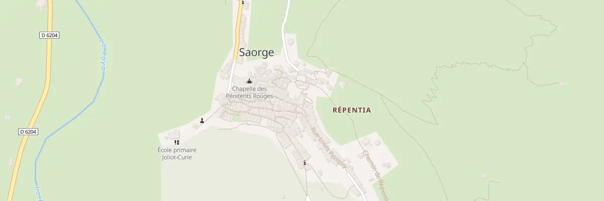 Plan du 10 Rue des Poilus à Saorge