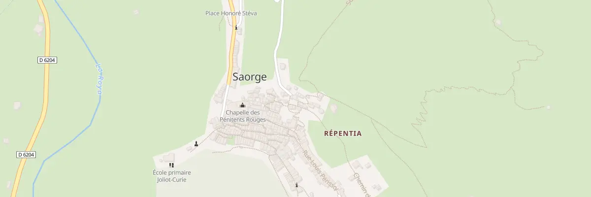 Plan du 5091 Caranca à Saorge