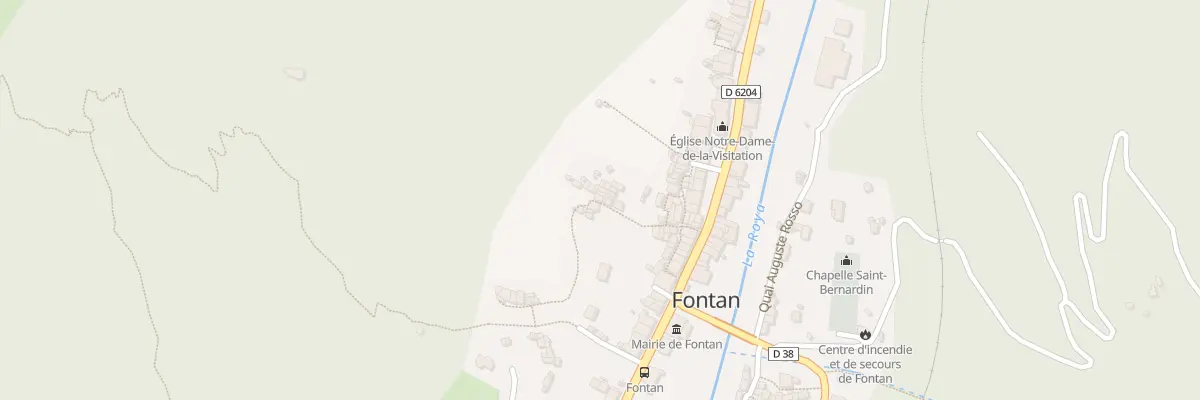 Plan du 15 Rue du Vallon à Fontan