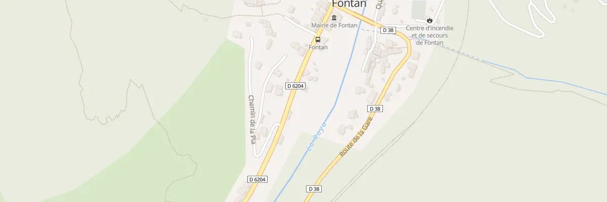 Plan du 13 Av Marechal Foch à Fontan