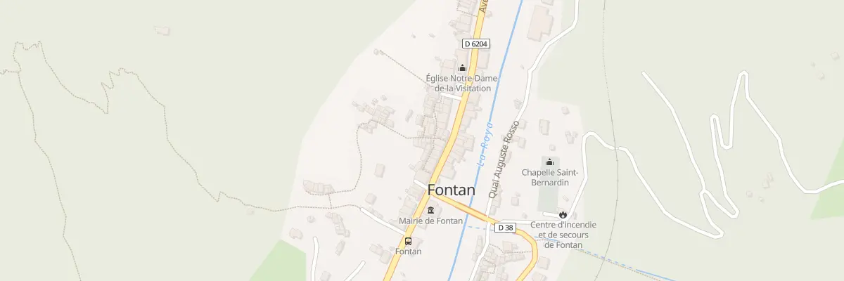 Plan du 8 Rue Mandril à Fontan