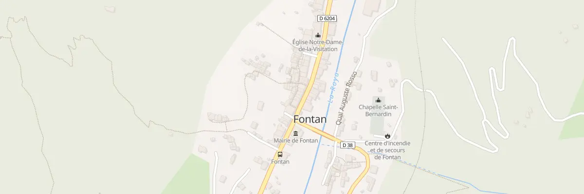 Plan du 4 Rue des Bonfantes à Fontan