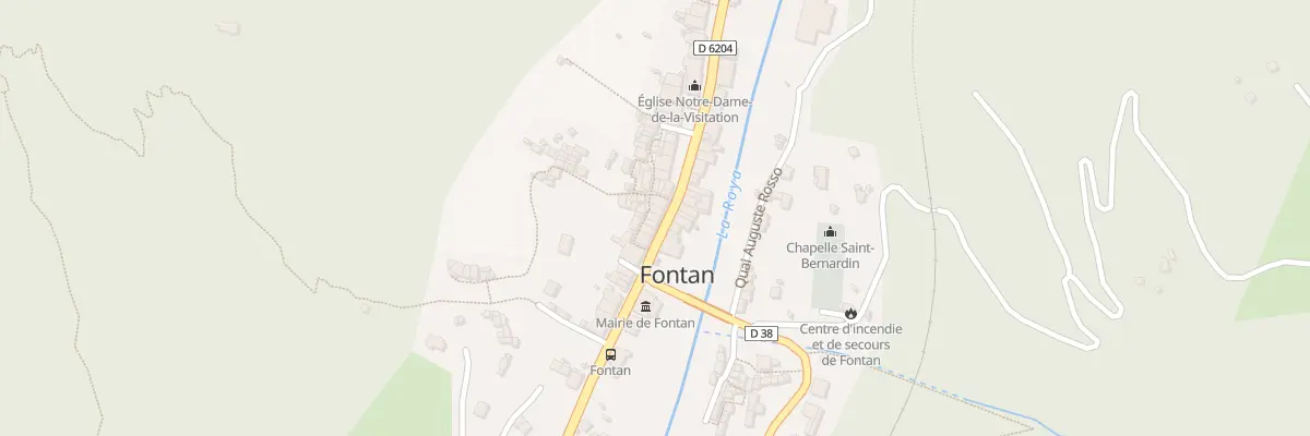 Plan du 7 Rue des Bonfantes à Fontan