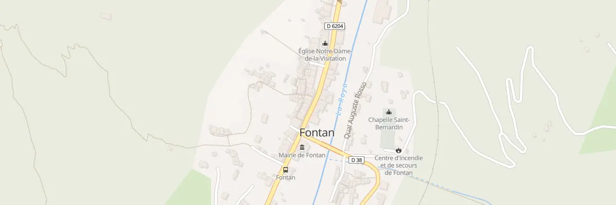 Plan du 9 Rue des Bonfantes à Fontan