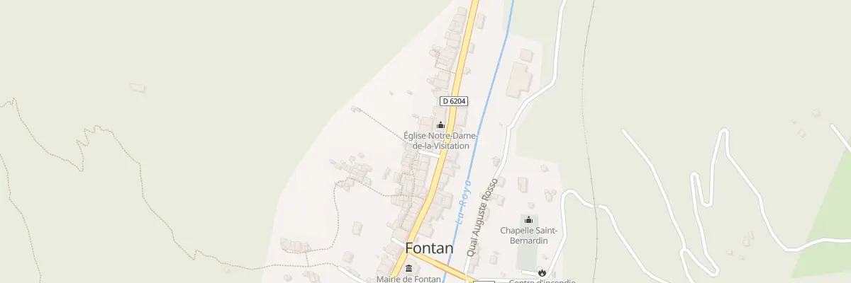 Plan du 6 Rue Toesca à Fontan