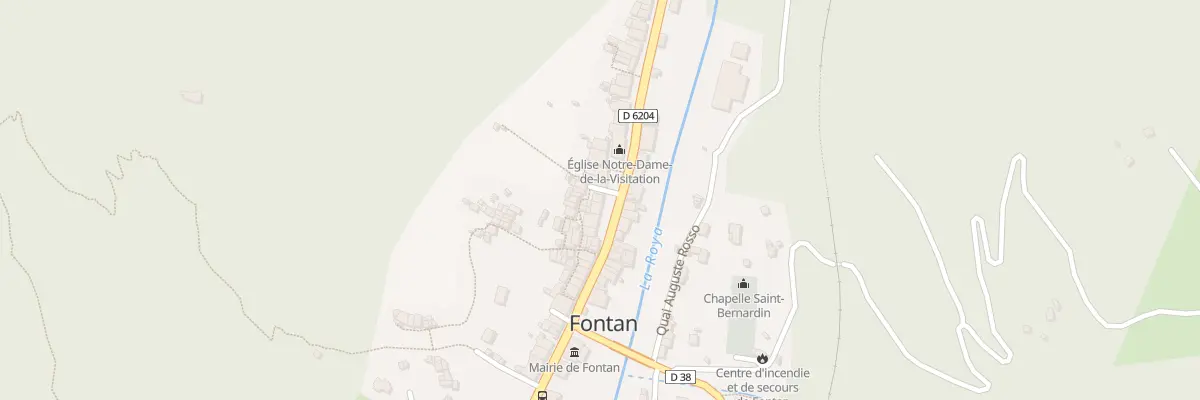Plan du 4 Pl Lantéri à Fontan