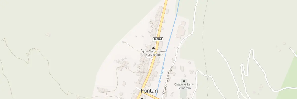 Plan du 14 Pl des Platanes à Fontan