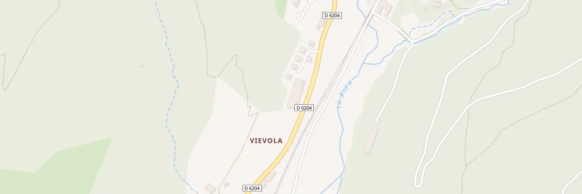 Plan du 5838 Vievola à Tende