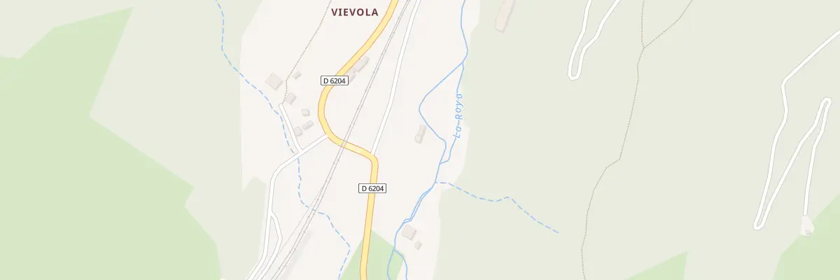 Plan du 5000 Vievola à Tende