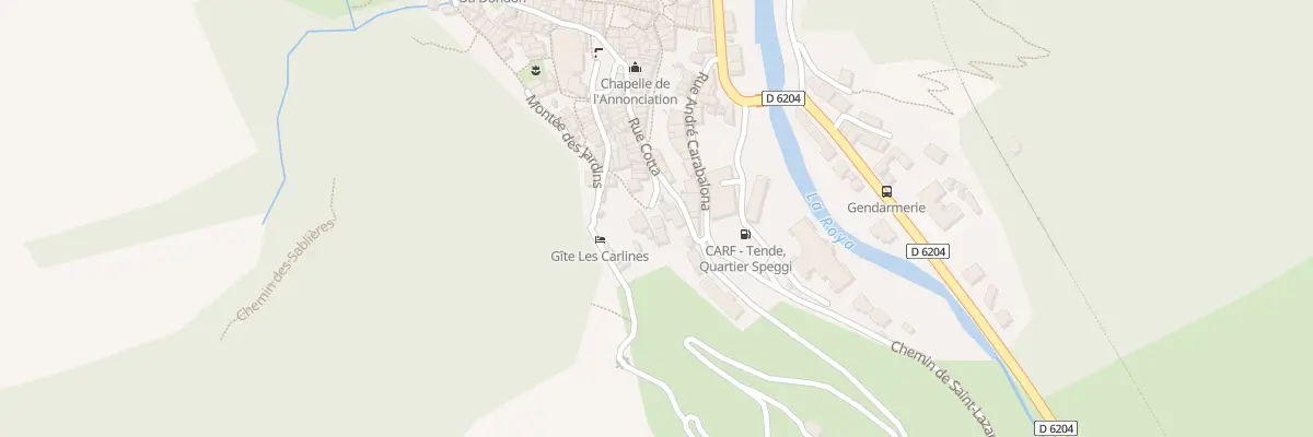 Plan du 35B Mte Saint Jean-Baptiste à Tende
