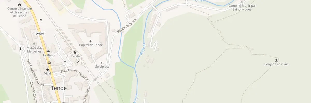 Plan du 5046 Campileggio à Tende