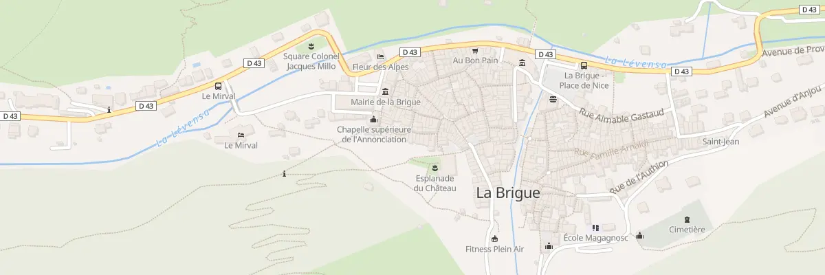 Plan du 9 Rue Charles Fenoglio à La Brigue