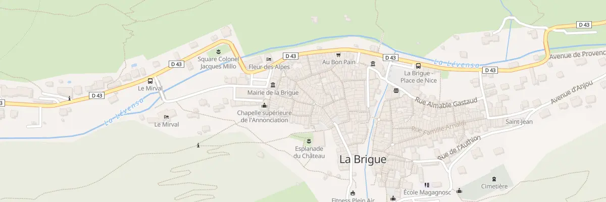 Plan du 18 Rue Filippi à La Brigue