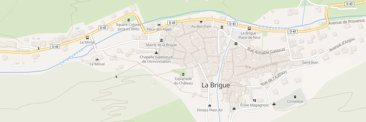 Plan du 5 Rue Chateau Lascaris à La Brigue