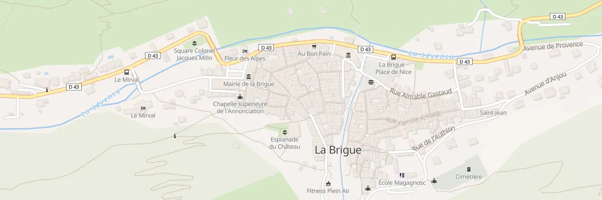 Plan du 18 Rue Lieutenant Kalck à La Brigue