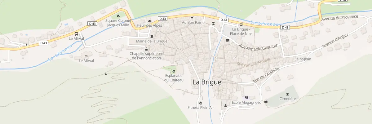 Plan du 4 Pl Comte Lascaris à La Brigue