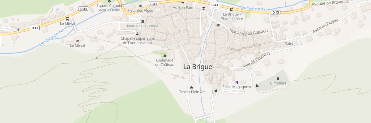 Plan du 11 Rue Lieutenant Kalck à La Brigue