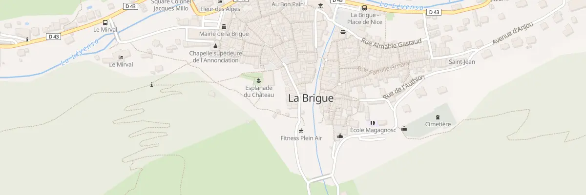 Plan du 7 Rue Lieutenant Kalck à La Brigue