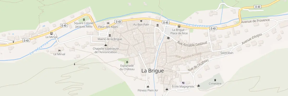 Plan du 7 Rue General Rusca à La Brigue