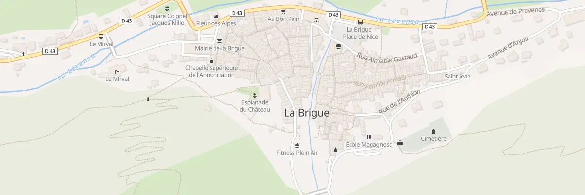 Plan du 6 Rue Lieutenant Kalck à La Brigue