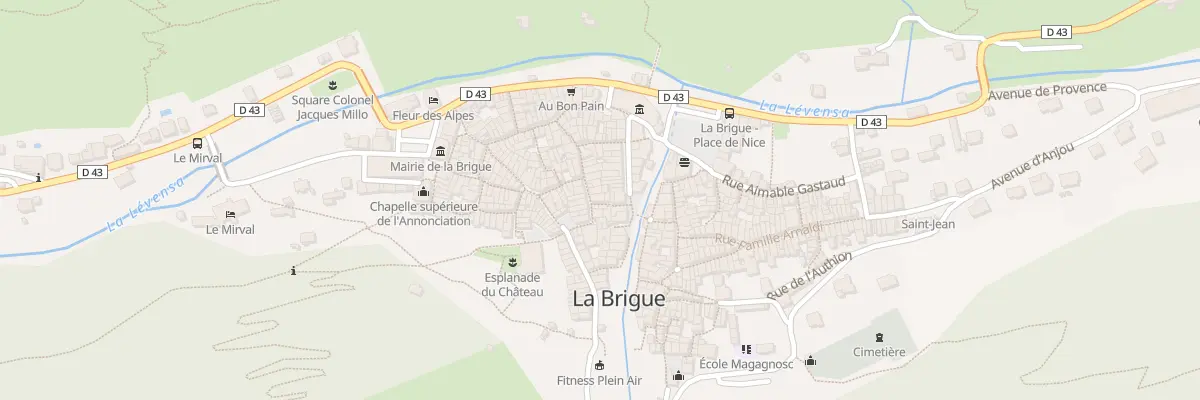 Plan du 6B Rue General Rusca à La Brigue