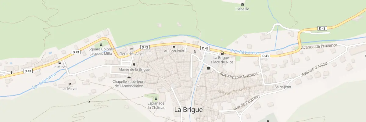 Plan du 6 Rue Freres Lamberti à La Brigue
