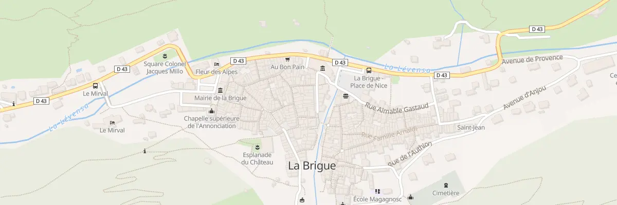 Plan du 9 Rue de la République à La Brigue