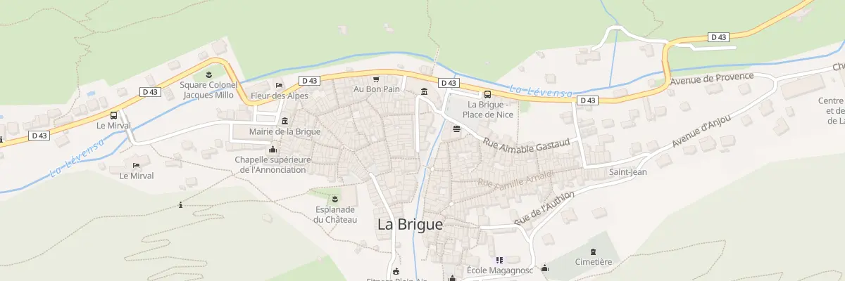 Plan du 4 Rue de la République à La Brigue