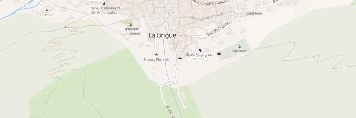 Plan du 1 Pl Saint-antoine à La Brigue