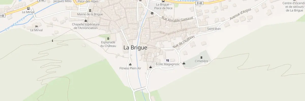 Plan du 5 Rue des Escaliers à La Brigue
