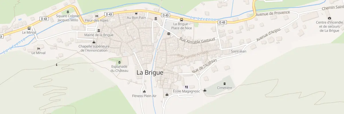 Plan du 69 Rue Famille Arnaldi à La Brigue