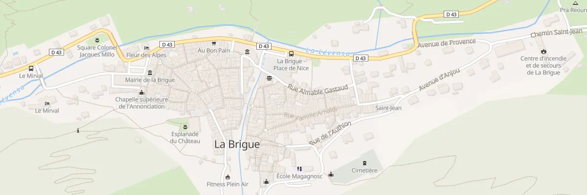 Plan du 21 Rue Aimable Gastaud à La Brigue