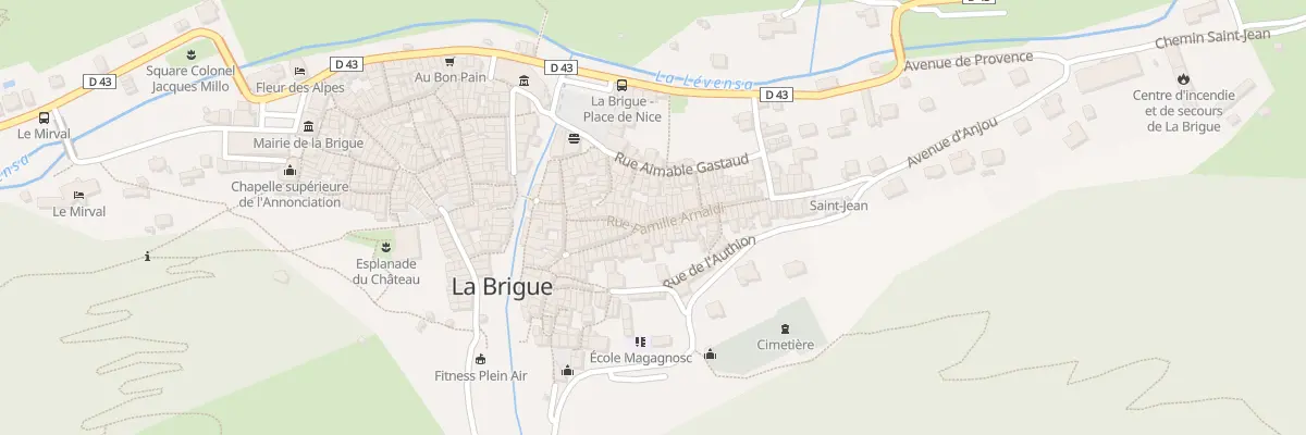 Plan du 44 Rue Famille Arnaldi à La Brigue