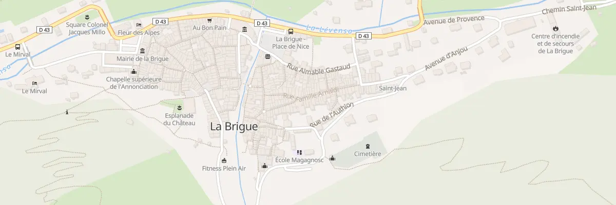 Plan du 47 Rue Famille Arnaldi à La Brigue