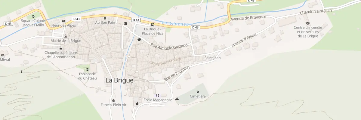 Plan du 29 Rue Famille Arnaldi à La Brigue