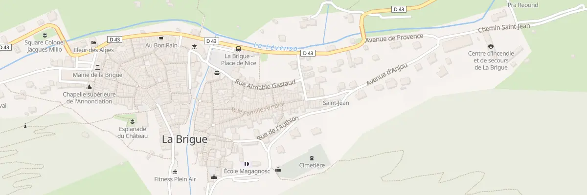 Plan du 14 Rue Famille Arnaldi à La Brigue
