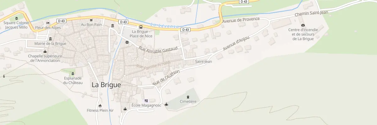 Plan du 7 Rue Famille Arnaldi à La Brigue