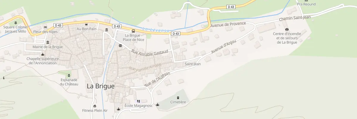 Plan du 6 Rue Famille Arnaldi à La Brigue