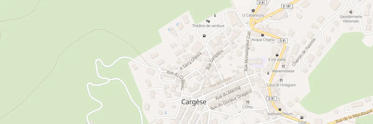 Plan du 5019 Sarra à Cargèse