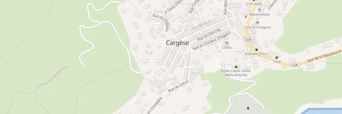 Plan du 5206 Fiumorbo à Cargèse