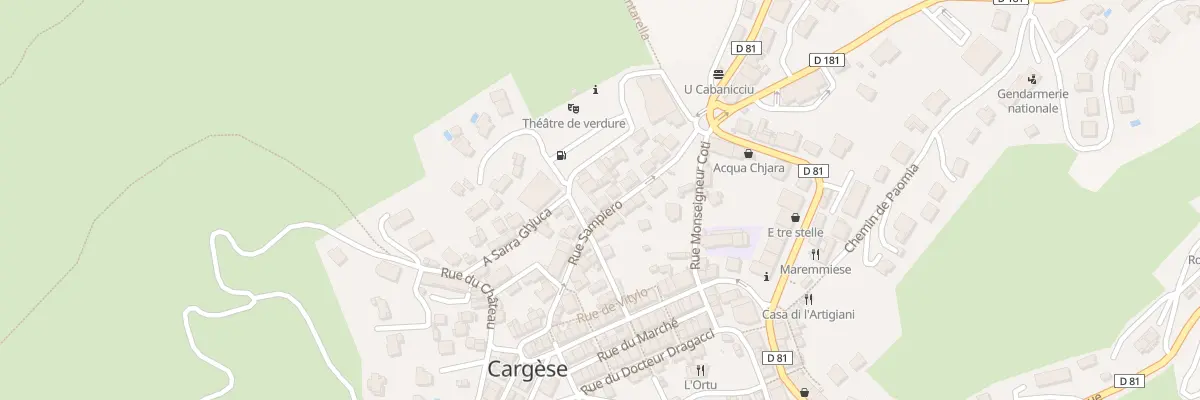 Plan du 5023 Sarra à Cargèse