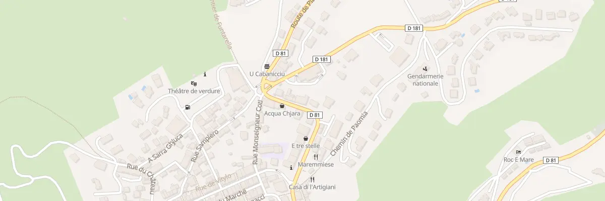 Plan du 5257B San Giovanni à Cargèse