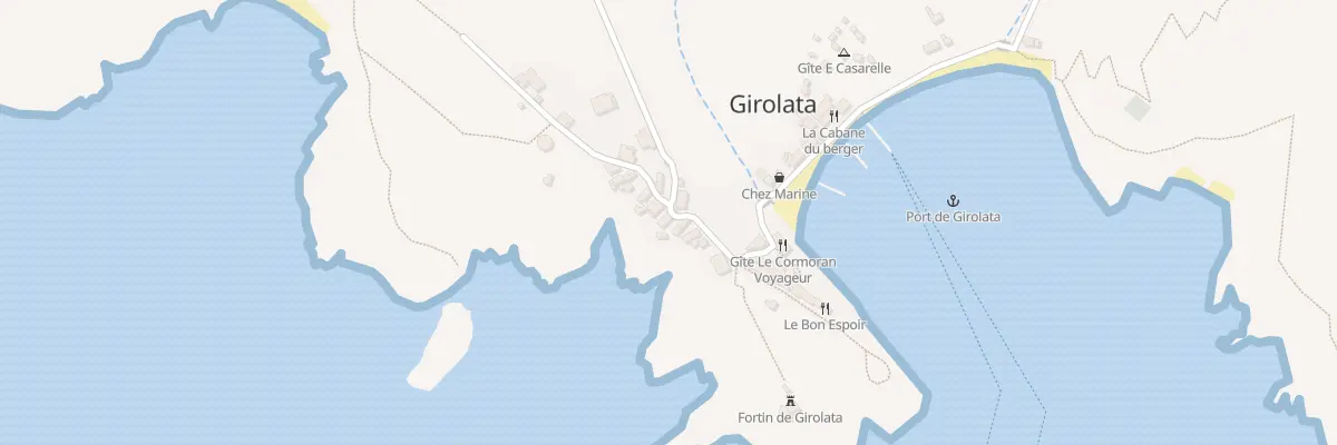 Plan du 5086 Girolata à Osani