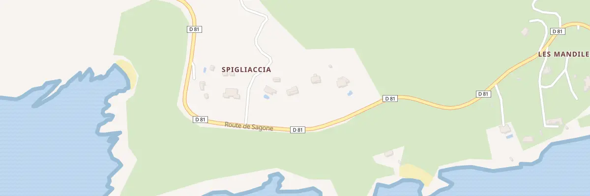 Plan du 5605 Spigliacca à Cargèse
