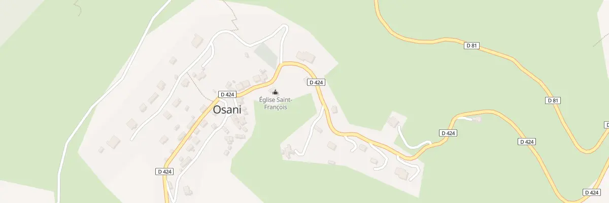Plan du 5161 Bucertolaja à Osani